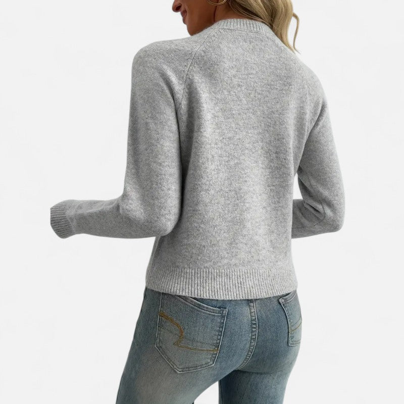 Ariste | Cardigan élégant en fausse fourrure pour femme