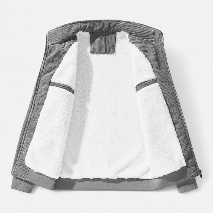 Ariste | Veste en velours côtelé doublée polaire pour homme