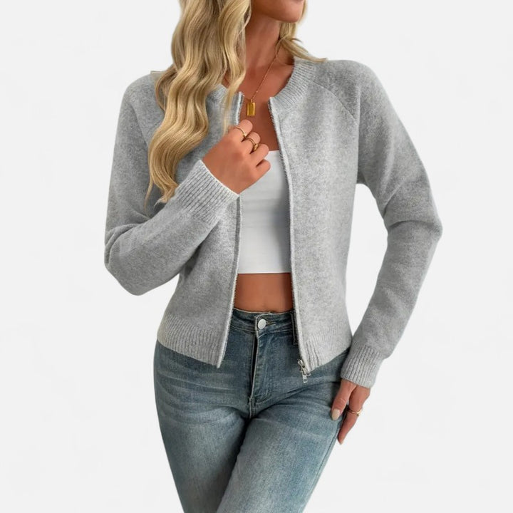 Ariste | Cardigan élégant en fausse fourrure pour femme