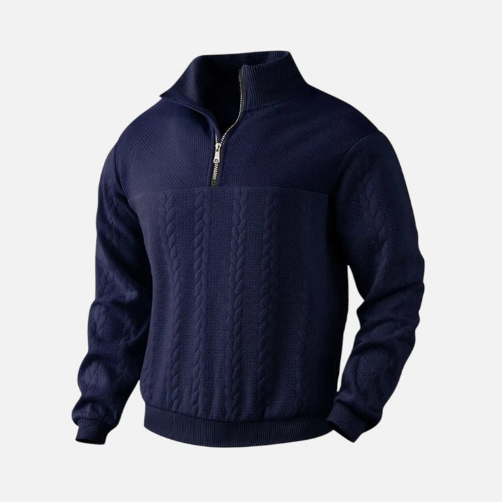 Ariste | Sweat-shirt à manches longues et fermeture éclair pour homme