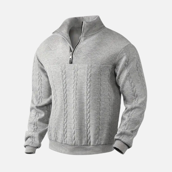 Ariste | Sweat-shirt à manches longues et fermeture éclair pour homme