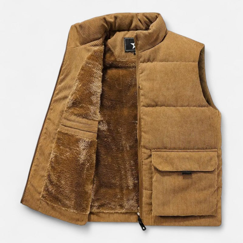 Ariste | Gilet d’hiver sans manches pour homme