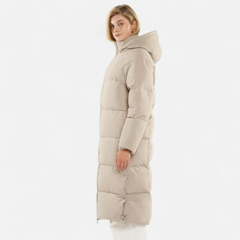 Ariste | Doudoune longue à capuche Premium pour femme
