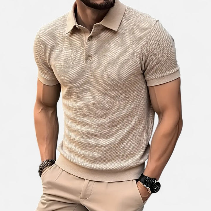 Ariste | Polo texturé respirant – Homme