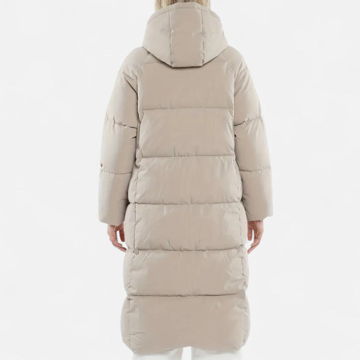 Ariste | Doudoune longue à capuche Premium pour femme