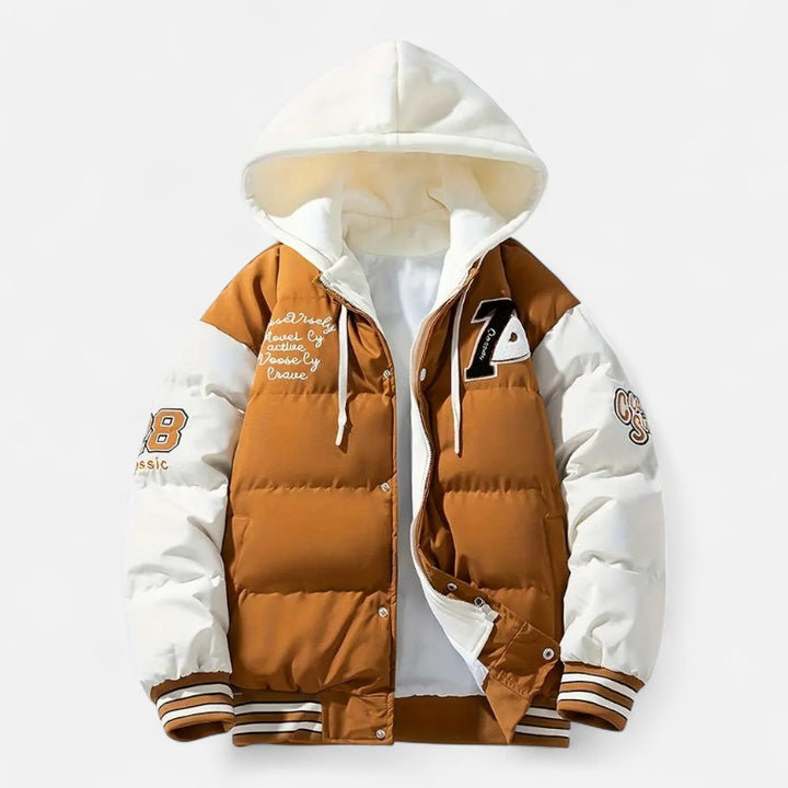 Ariste | Veste “Varsity Puffer” color block pour homme