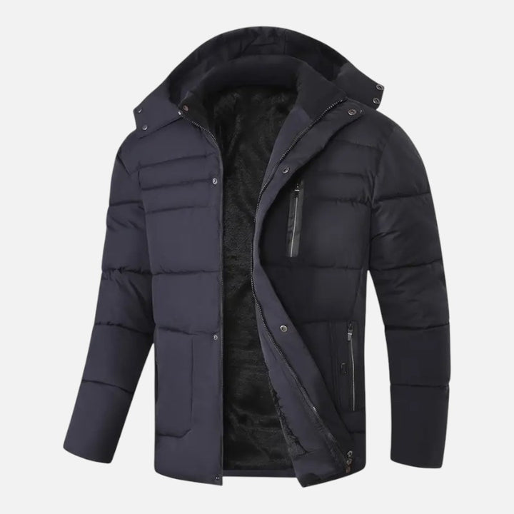 Ariste | Manteau d’hiver pour homme avec capuche amovible