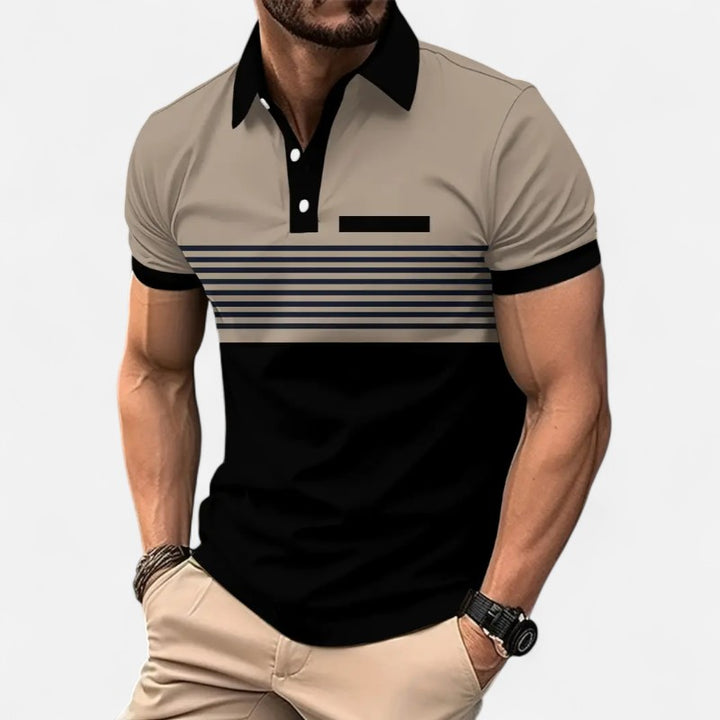 Ariste | Polo à bandes – Homme