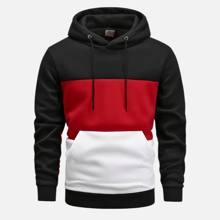 Ariste | Sweat à capuche pour homme avec motif bloc