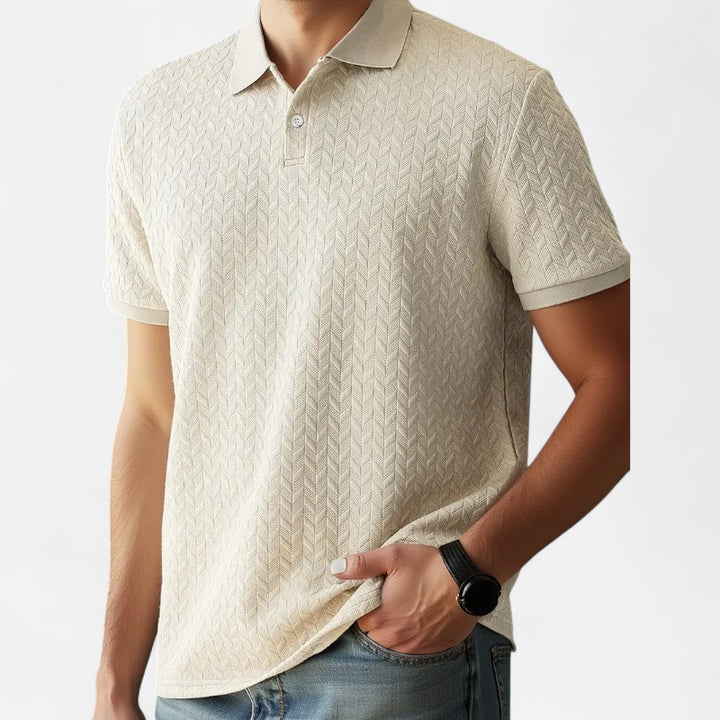 Ariste | Polo texturé élégant pour homme