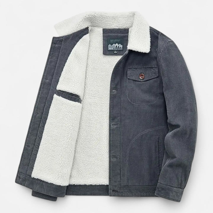 Ariste | Veste chaude en polaire pour homme avec col revers