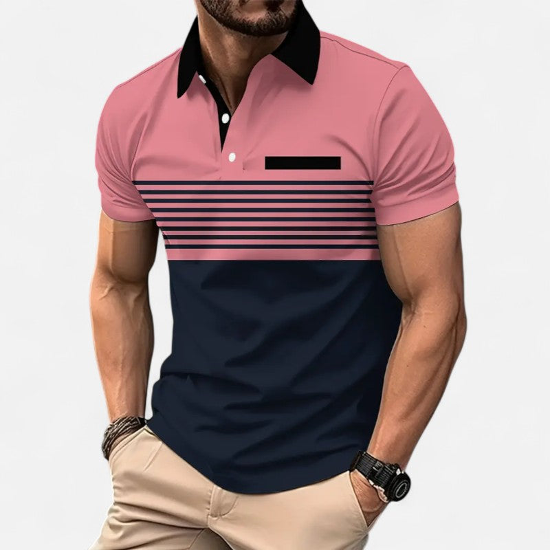 Ariste | Polo à bandes – Homme