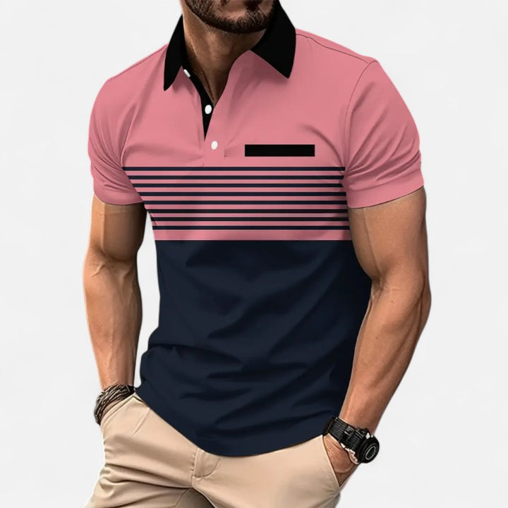 Ariste | Polo à bandes – Homme