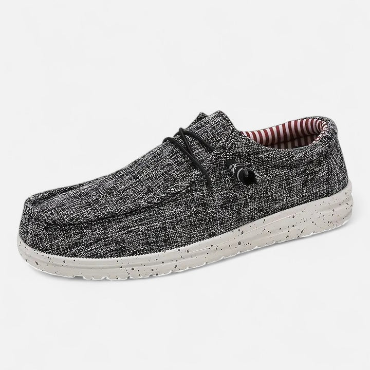 Ariste | Mocassins à enfiler pour homme avec motif drapeau