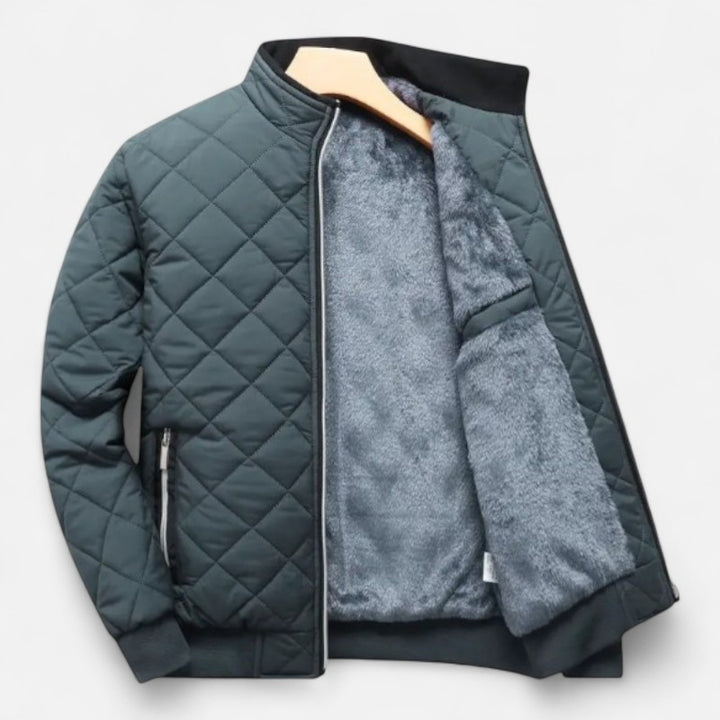 Ariste | Veste d'hiver matelassée doublée polaire pour homme