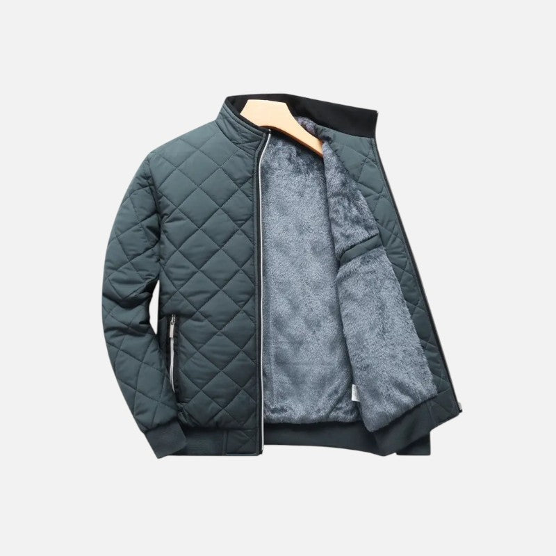 Ariste | Veste d'hiver matelassée doublée polaire pour homme