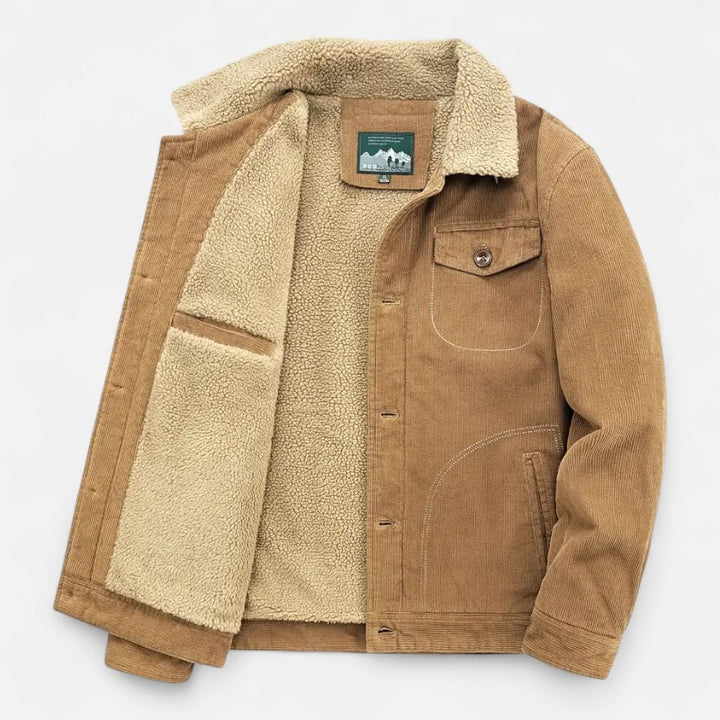 Ariste | Veste chaude en polaire pour homme avec col revers
