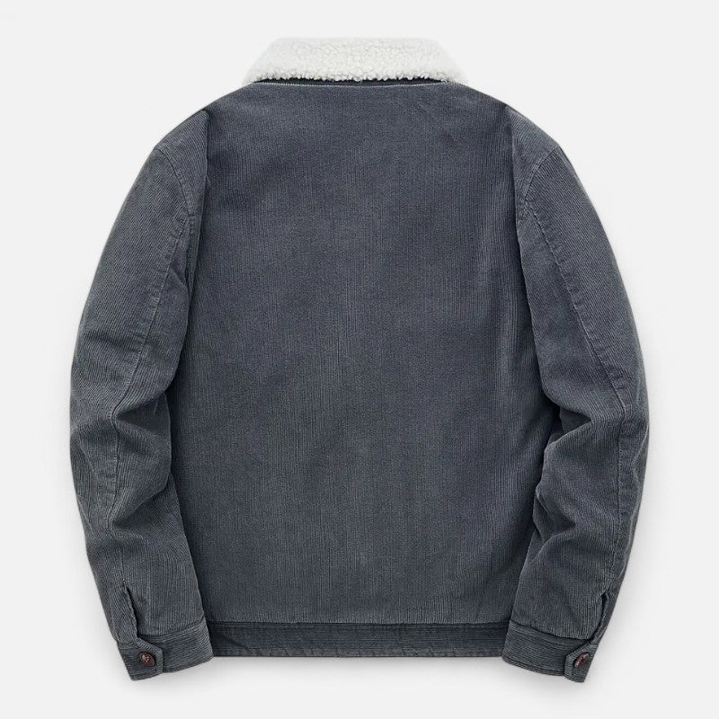 Ariste | Veste chaude en polaire pour homme avec col revers