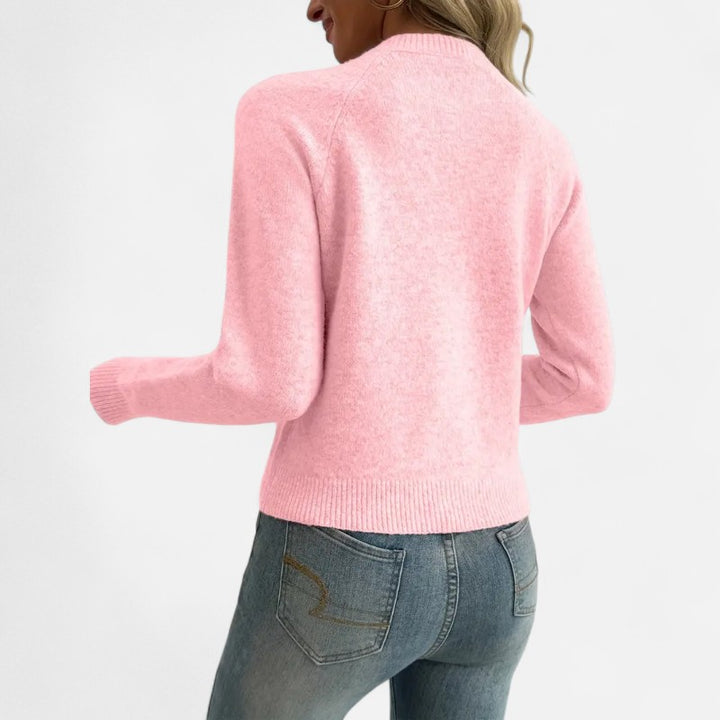 Ariste | Cardigan élégant en fausse fourrure pour femme