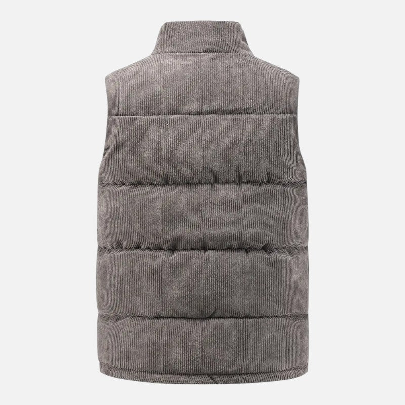 Ariste | Gilet sans manches en velours côtelé pour homme