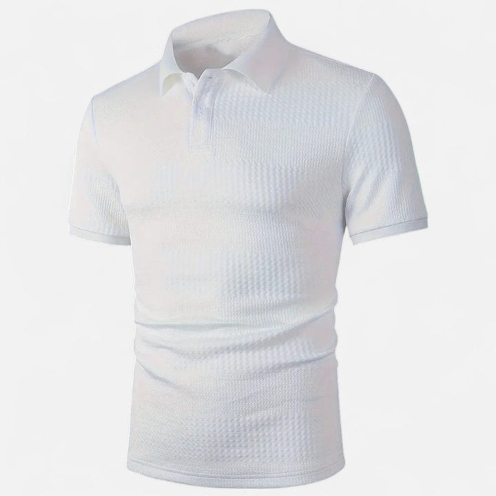 Ariste | Polo texturé à manches courtes pour homme