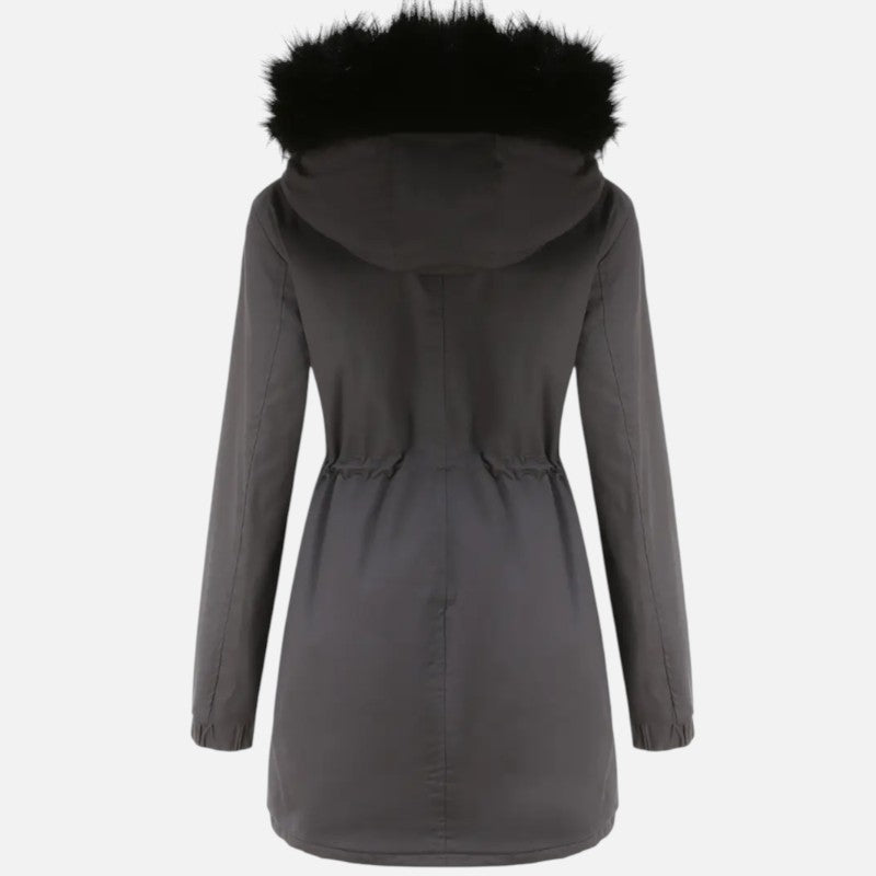 Ariste | Manteau parka pour femme doublé en polaire moelleuse