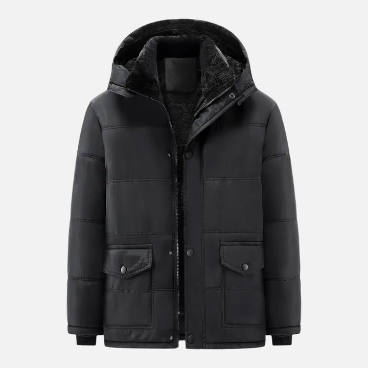 Ariste | Manteau d'hiver épais pour homme avec capuche