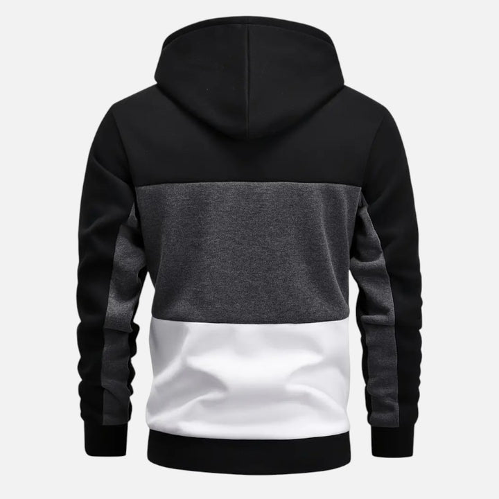 Ariste | Sweat à capuche pour homme avec motif bloc