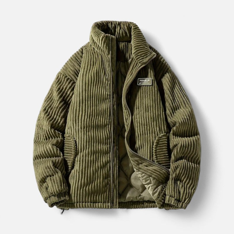 Ariste | Veste décontractée à col montant et fermeture zippée