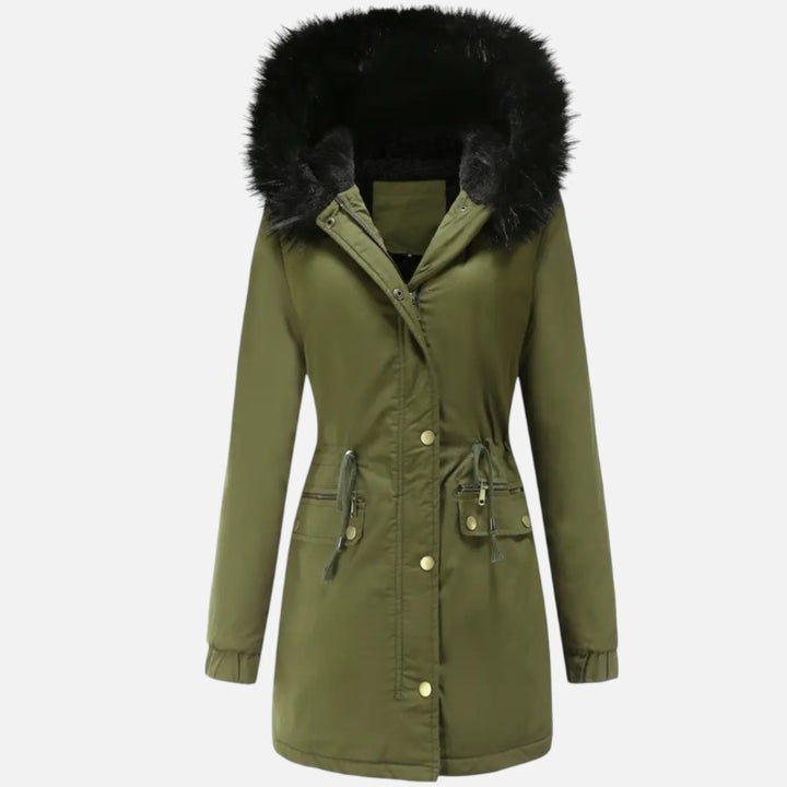 Ariste | Manteau parka pour femme doublé en polaire moelleuse