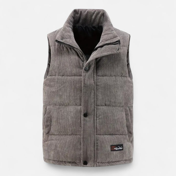 Ariste | Gilet sans manches en velours côtelé pour homme