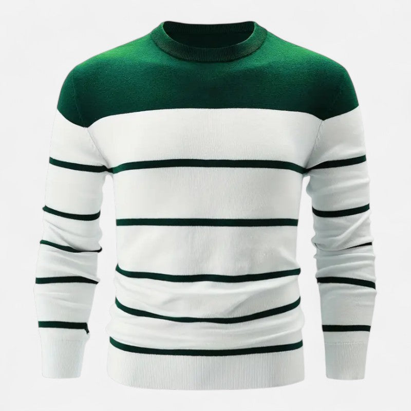 Ariste | Pull-over à manches longues et col rond pour homme