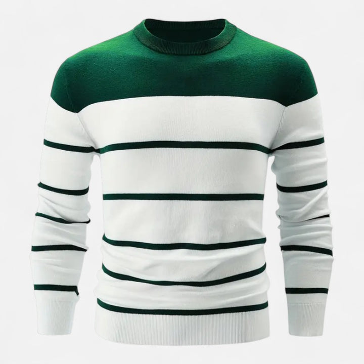 Ariste | Pull-over à manches longues et col rond pour homme
