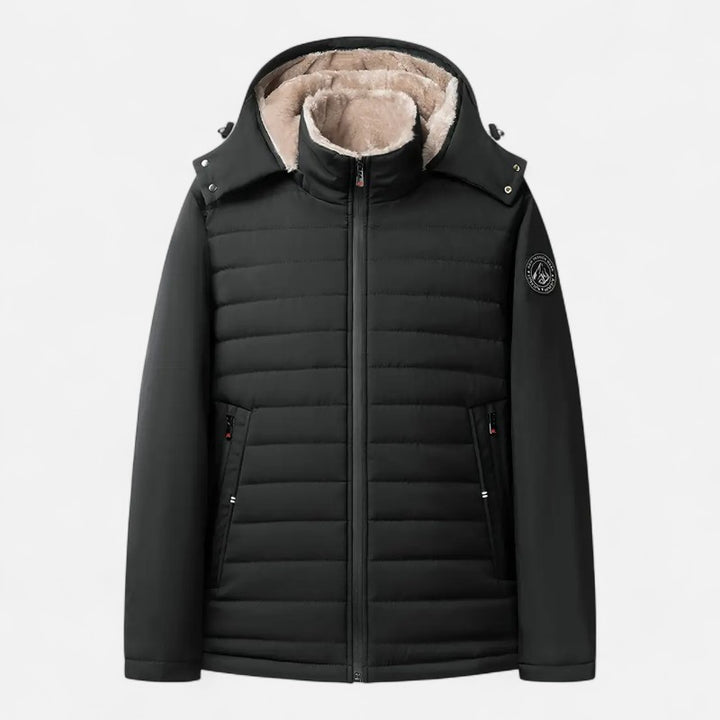 Ariste | Manteau d'hiver à capuche épais pour homme