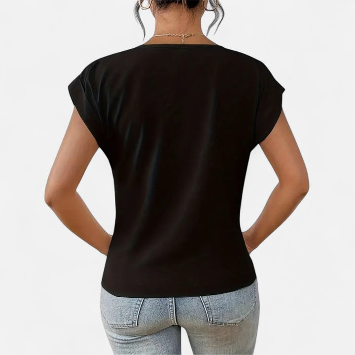 Ariste | T-shirt drapé élégant pour femmes