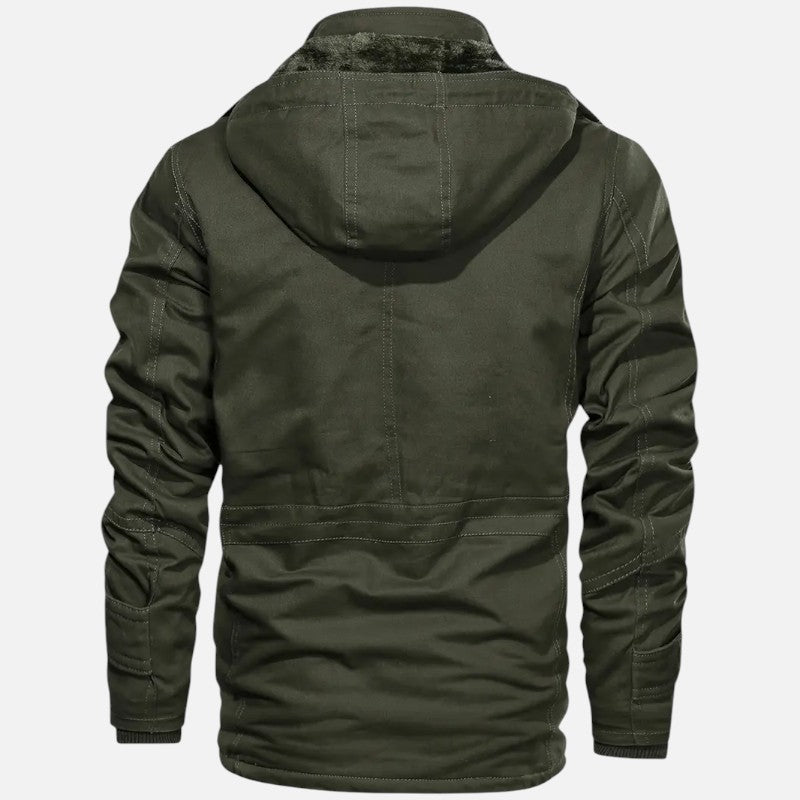 Ariste | Veste coupe-vent doublée polaire pour homme