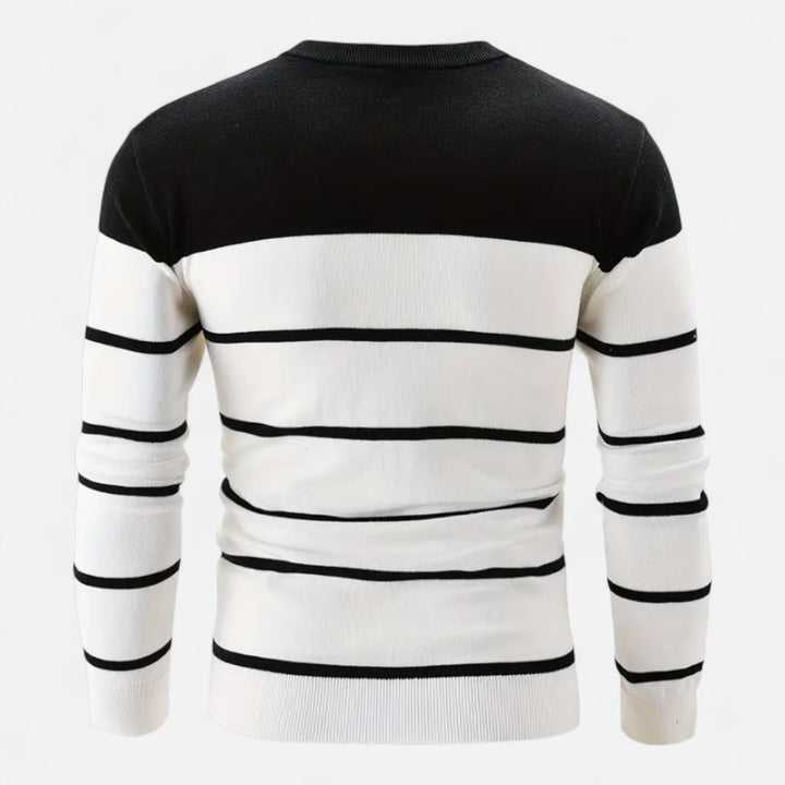 Ariste | Pull-over à manches longues et col rond pour homme