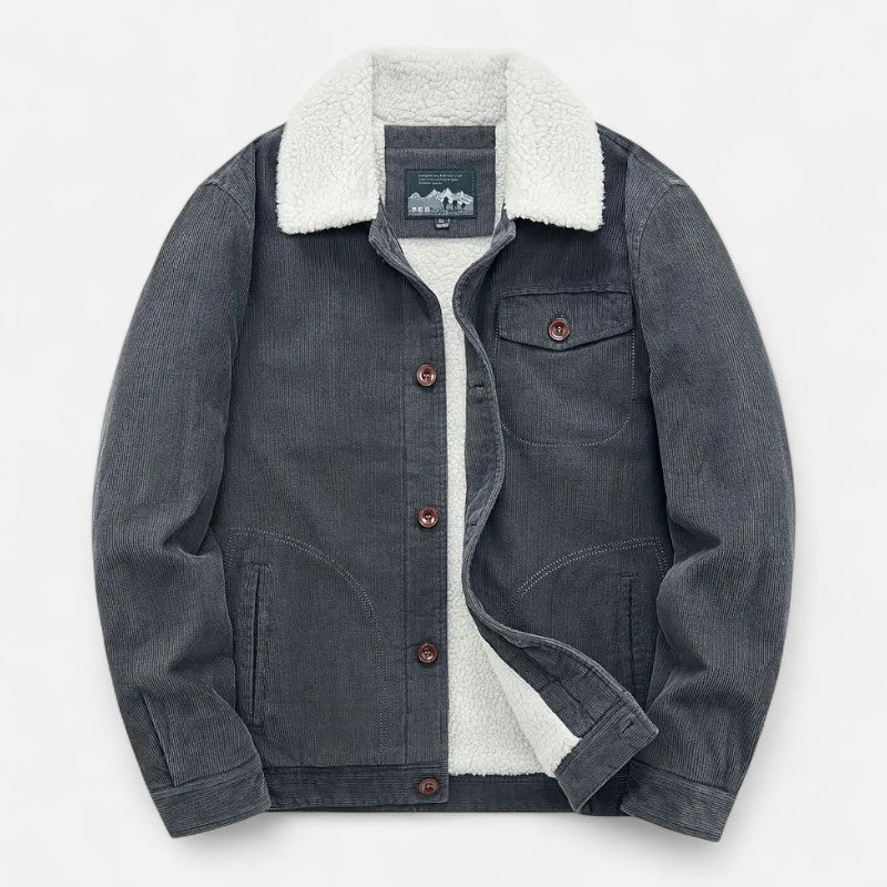 Ariste | Veste chaude en polaire pour homme avec col revers