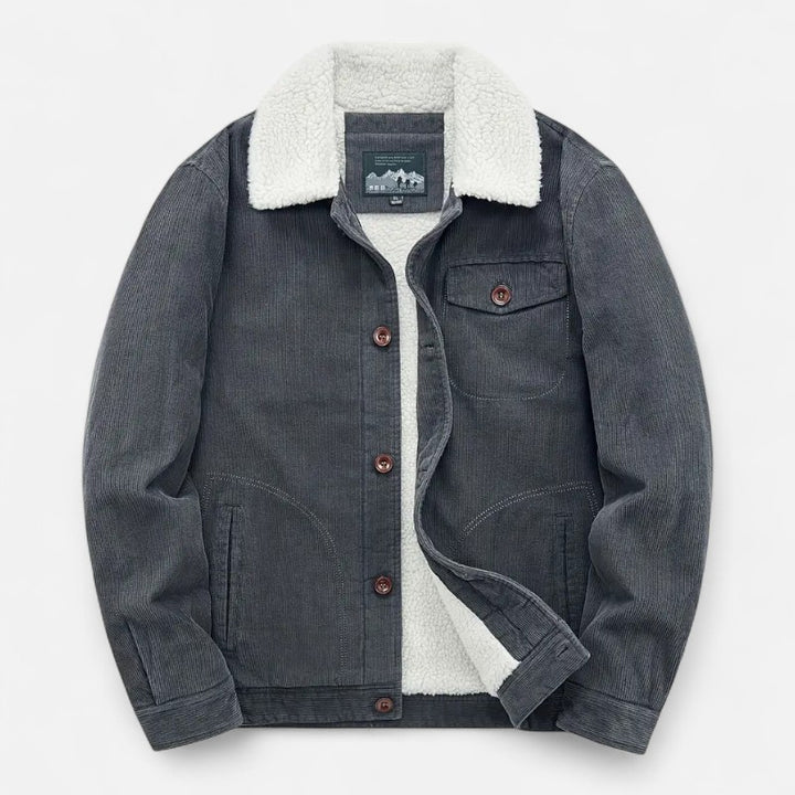 Ariste | Veste chaude en polaire pour homme avec col revers