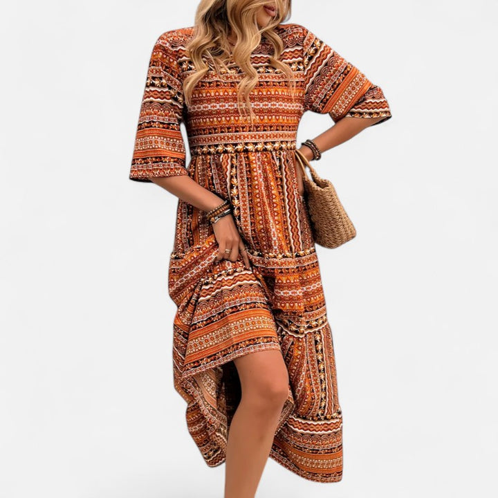 Ariste | Robe longue bohème pour femme
