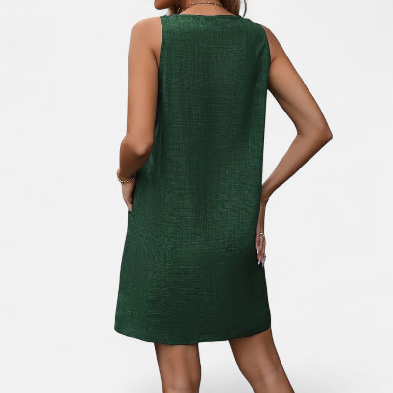 Ariste | Robe d’été sans manches pour femme
