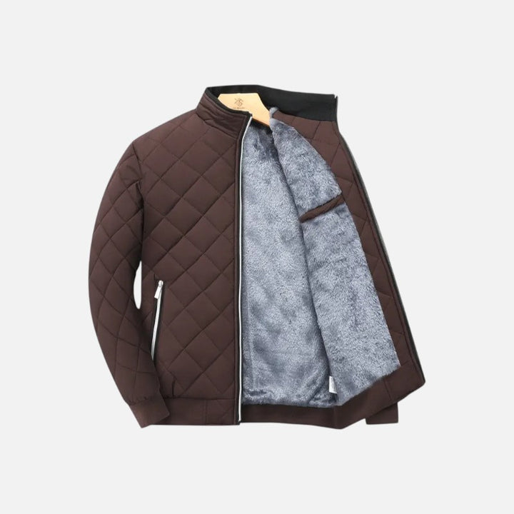 Ariste | Veste d'hiver matelassée doublée polaire pour homme