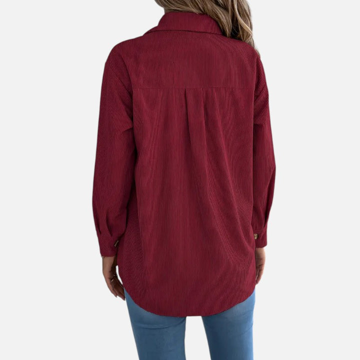 Ariste | Veste en velours côtelé à manches longues pour femme