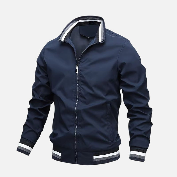 Ariste | Veste homme zippée, col montant