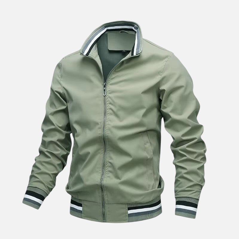 Ariste | Veste homme zippée, col montant