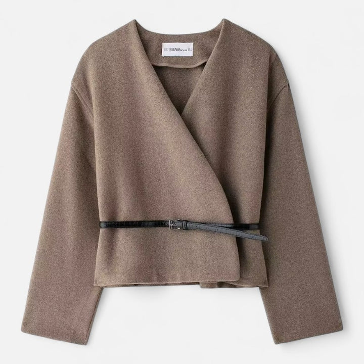 Ariste | Veste croisée ceinturée pour femme