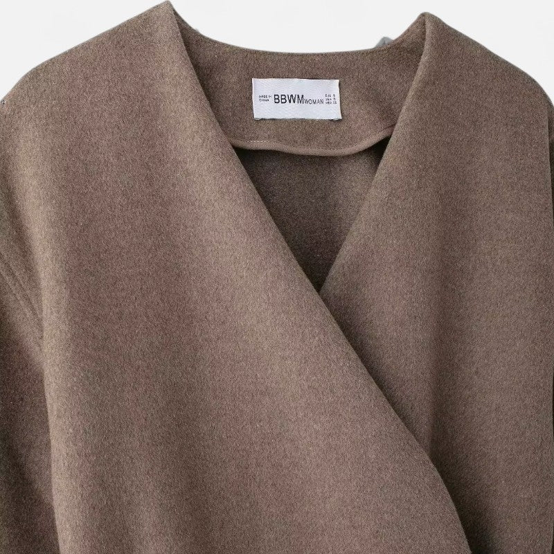 Ariste | Veste croisée ceinturée pour femme