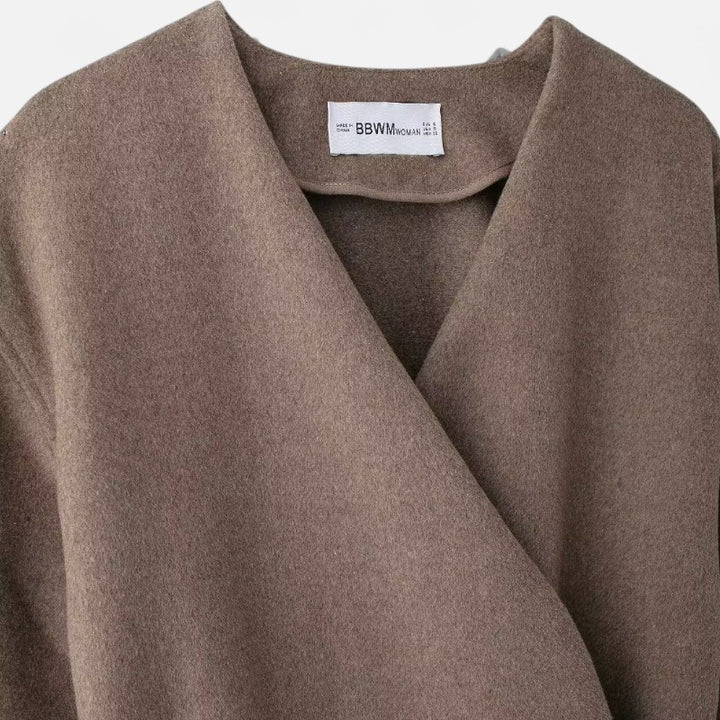 Ariste | Veste croisée ceinturée pour femme