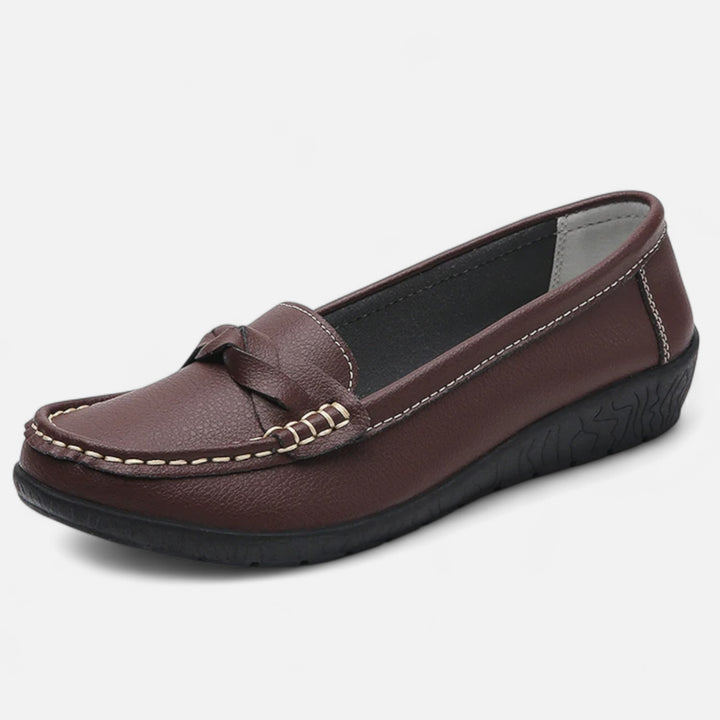 Ariste | Chaussures à enfiler en cuir souple pour femme