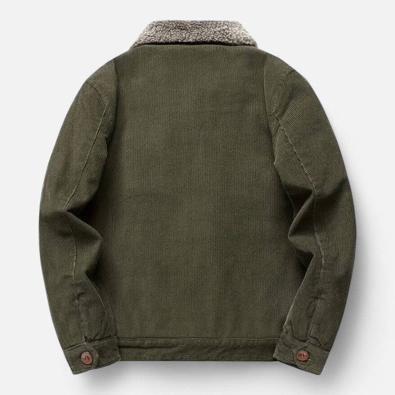 Ariste | Veste chaude en polaire pour homme avec col revers